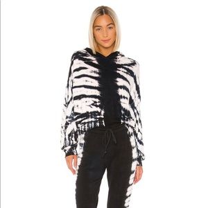 Revolve LNA Rapture Hoodie in Midnight Tie Dye